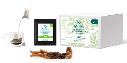 [COBÁ Tea bag] COBÁ: in a Tea Bag Best Colombian Medium Roast Cafe De Olla |Kafens
