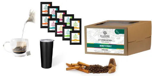 [VARIETY GIFT PACK 2] Tea Bag Variety Gift Pack 2: Tumbler Best Café De Olla in a Tea Bag | Kafens